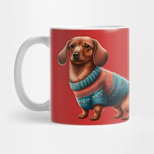 Christmas Sausage Dog Mug